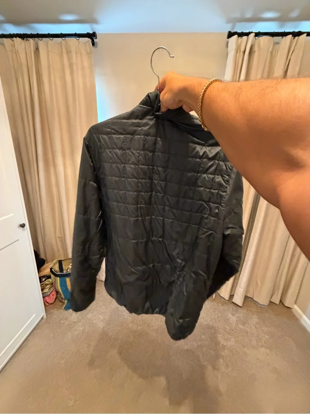 Rhone x Peloton Men’s Medium Quilted Performance Jacket Black
